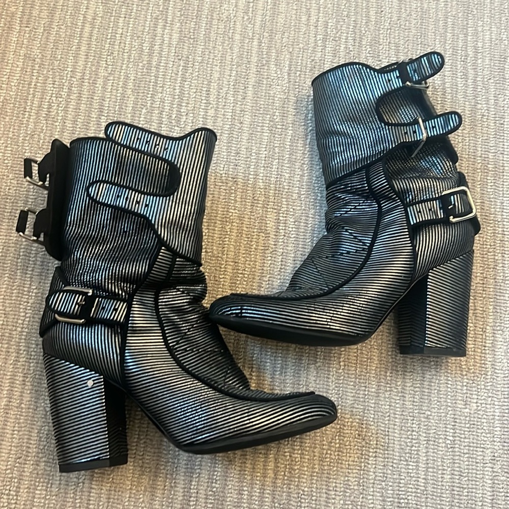 Laurence Dacade silver & black boots